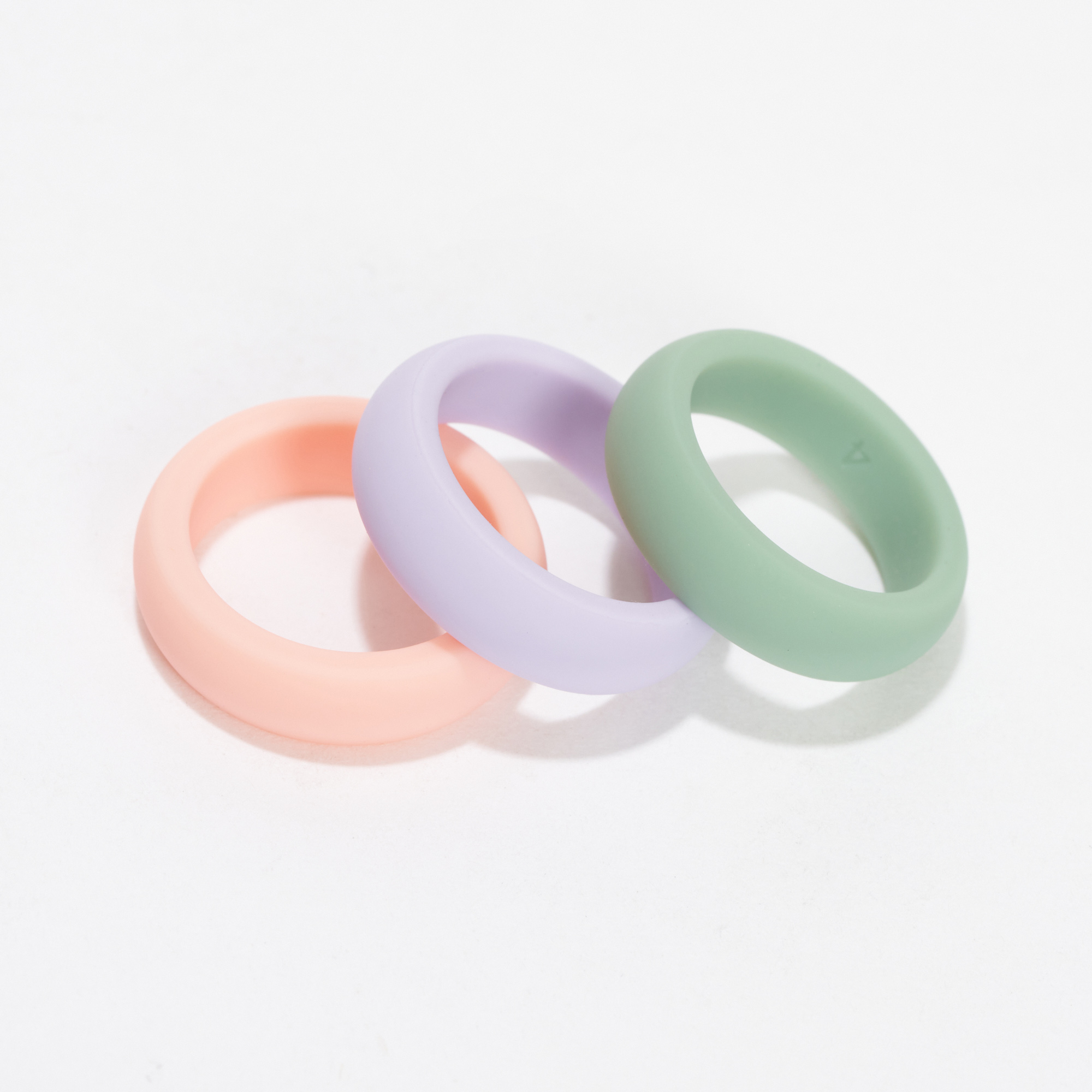 Set of 3 Women's Classic Silicone Rings