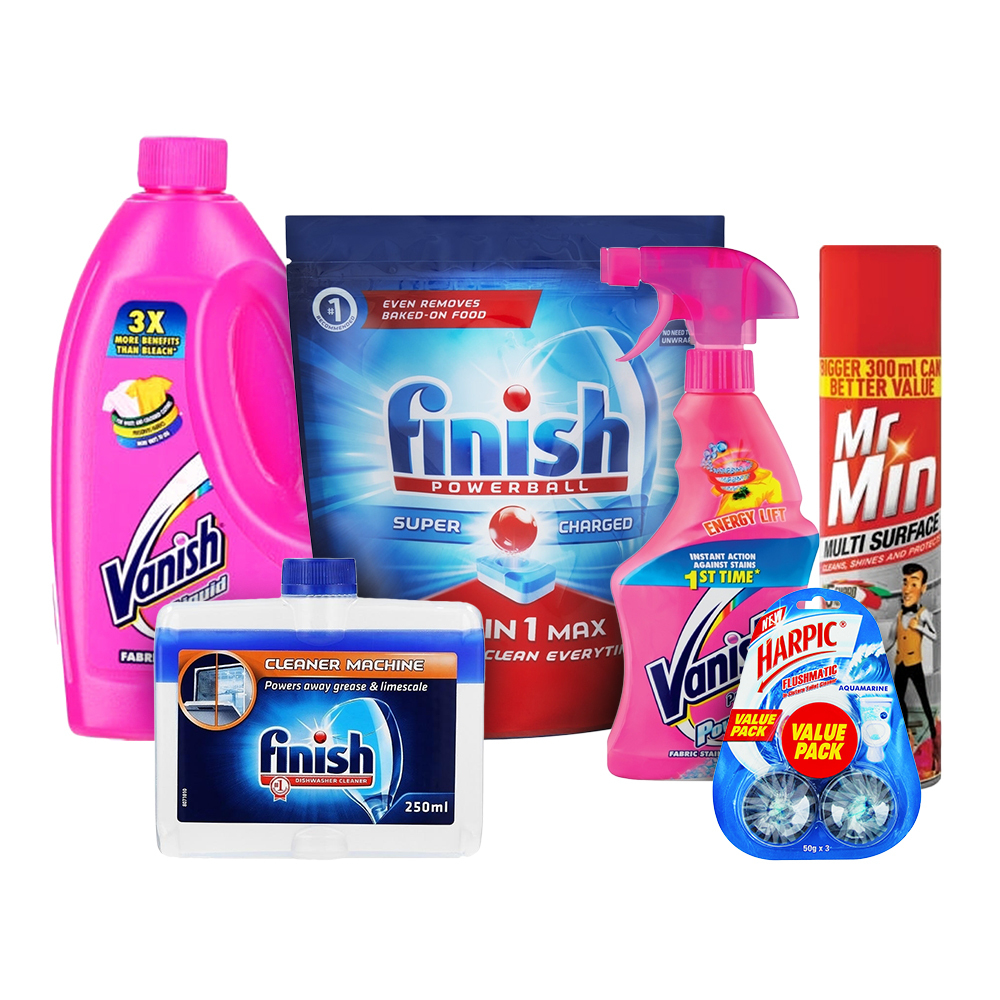 6 or 10 Piece All In One Cleaning Bundle