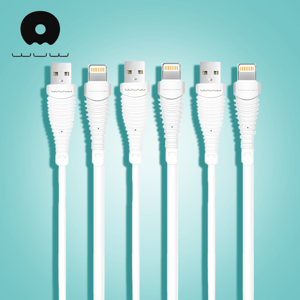 Pack of 3 1m Lightning (iPhone) Charging Cables