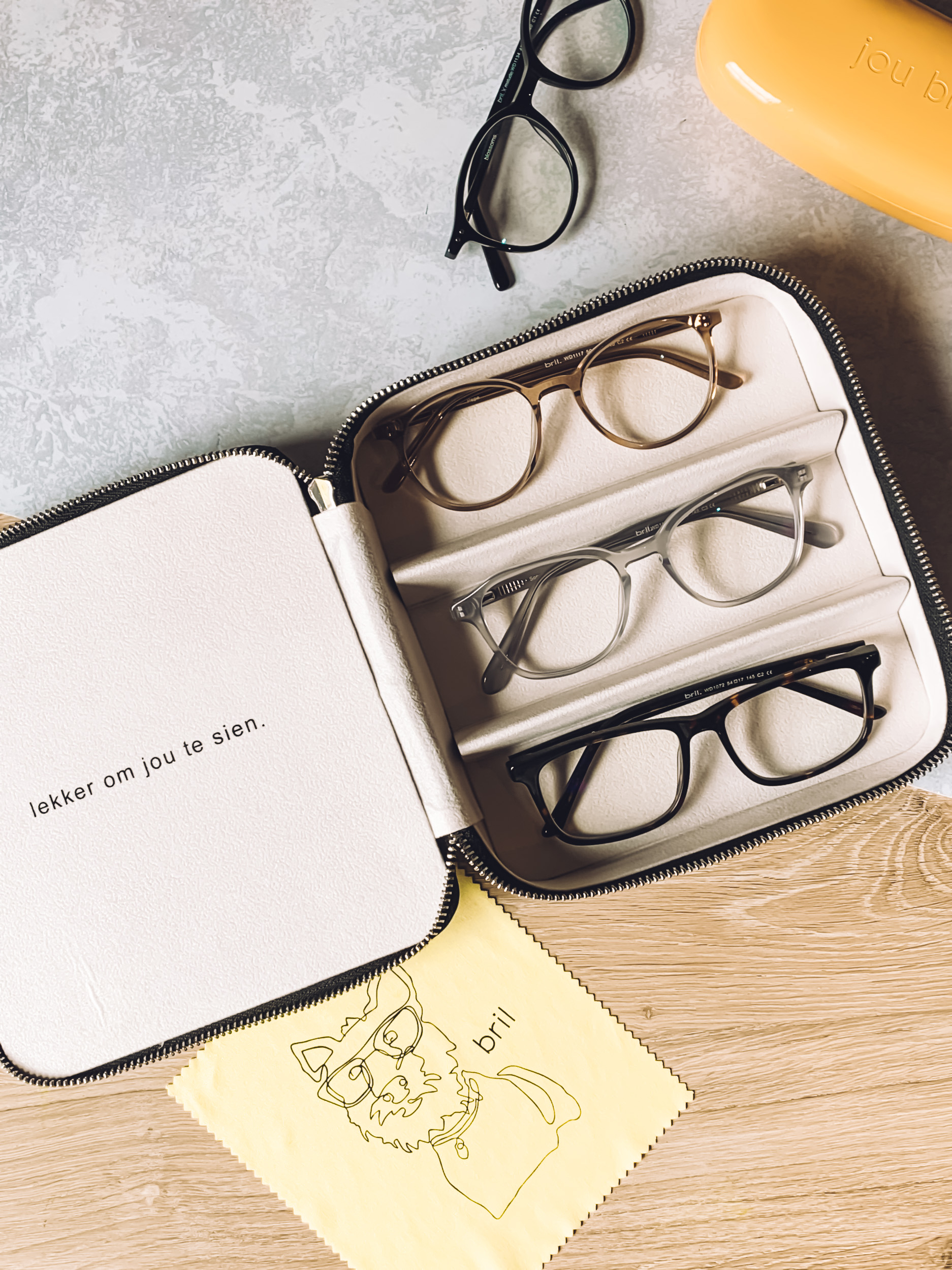 Glasses not included