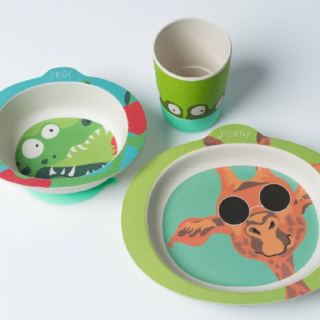 3 Piece Kids Dinnerware Set