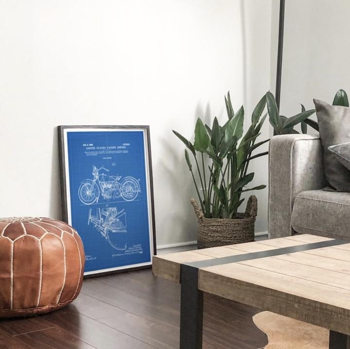 Patent Designs Wall Art Print