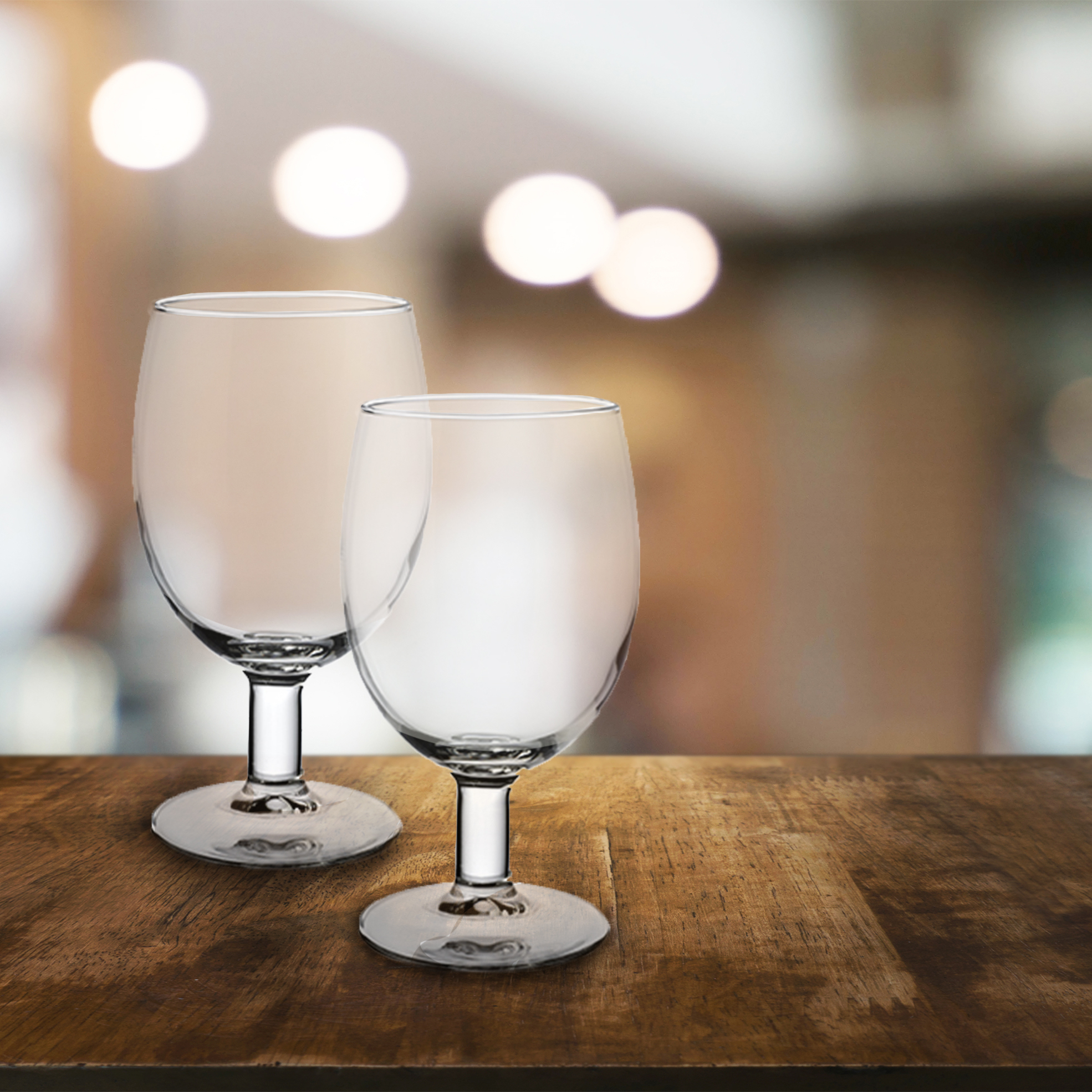 Set of 6 Malta Flame Polished Beer Glasses