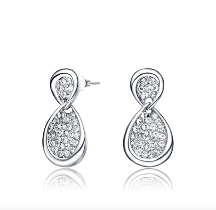 Tamika Earrings with Swarovski Crystals