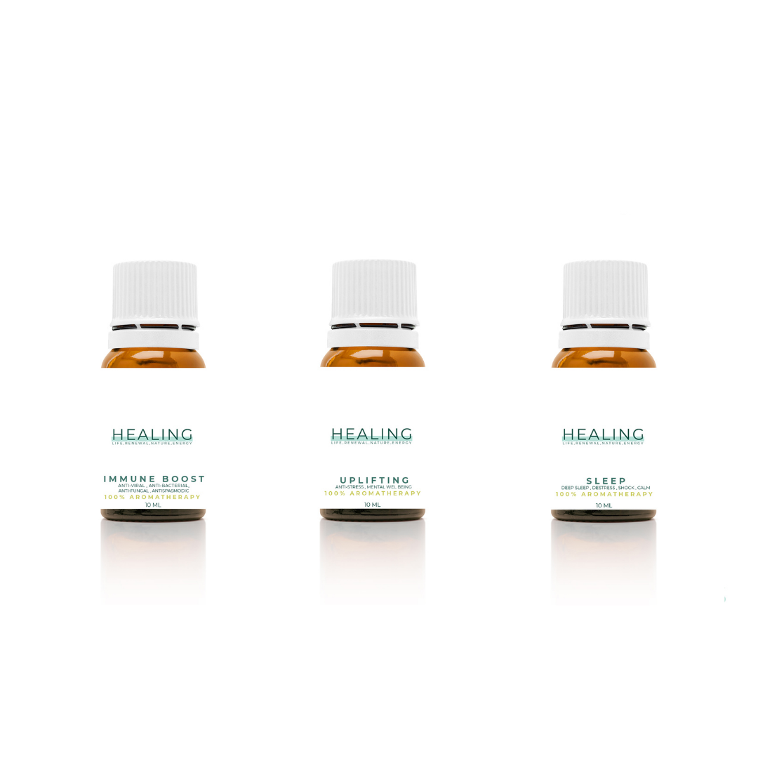 Set of 3 Immune, Sleep & Uplifting Aromatherapy Oils