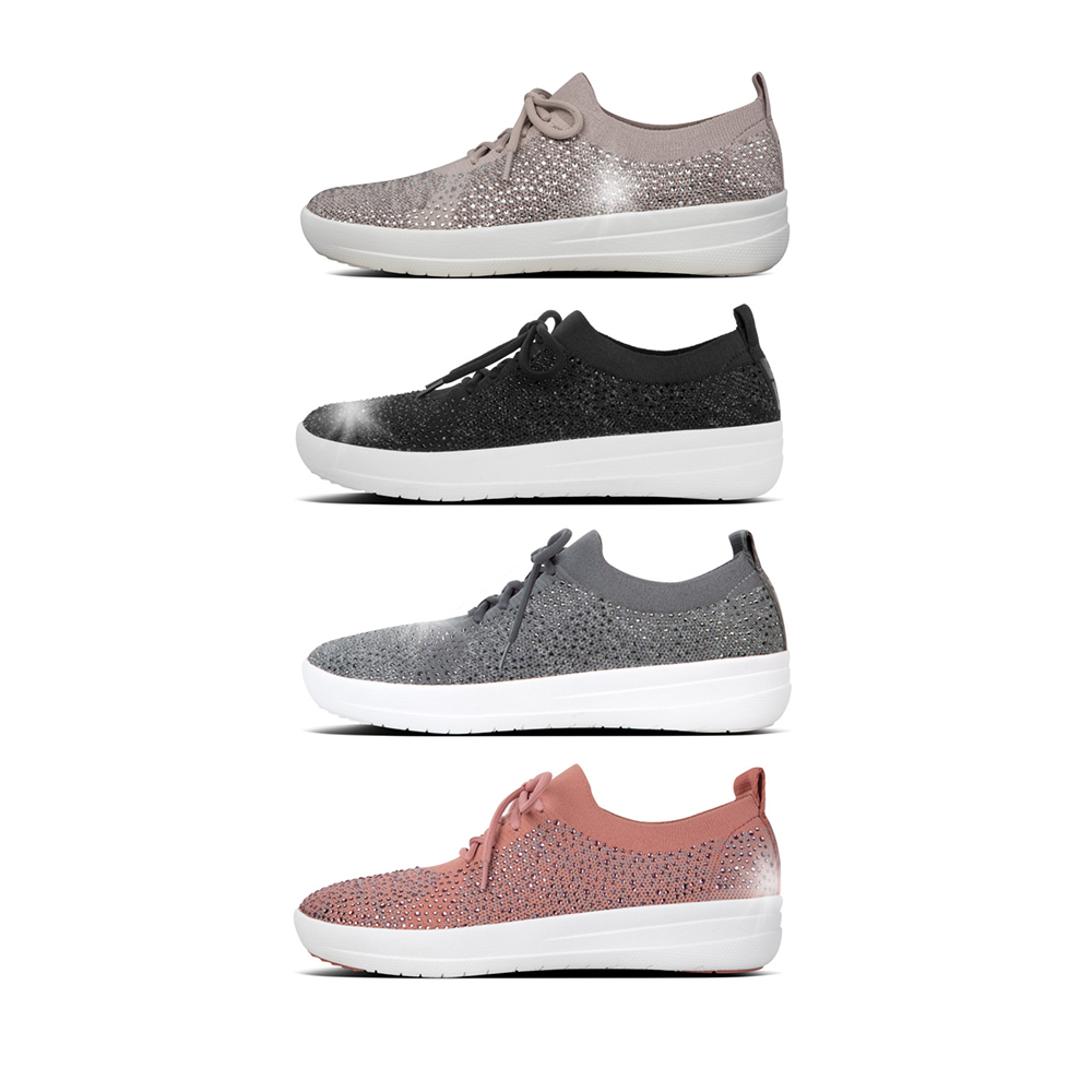 Ladies F-Sporty Überknit Crystal Sneakers