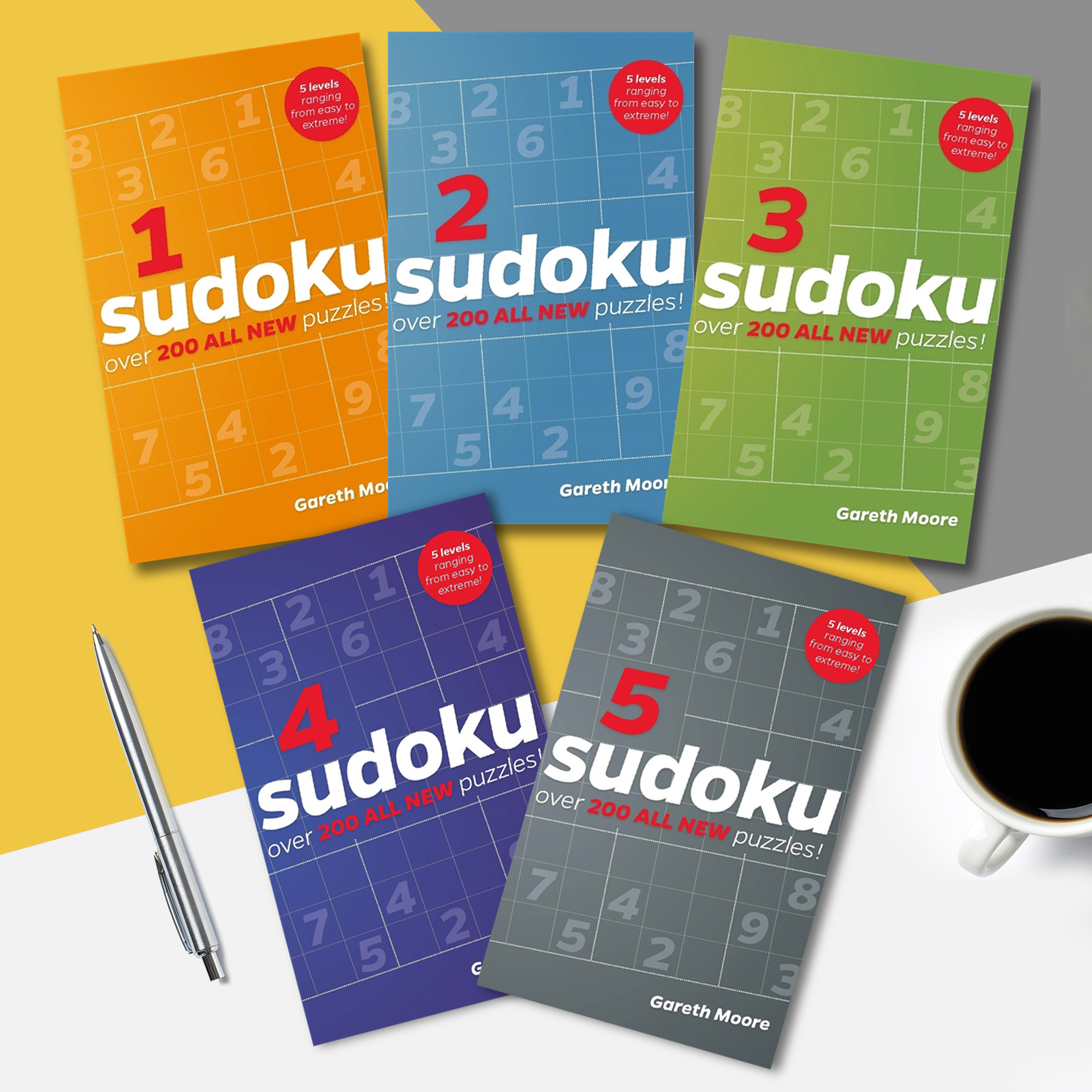 Sudoku Activity Book Bundle