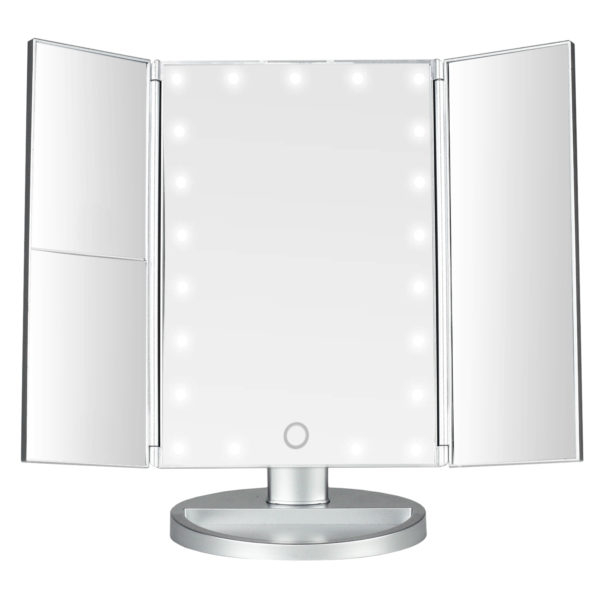 Touch Screen LED Magnify Vanity Mirror
