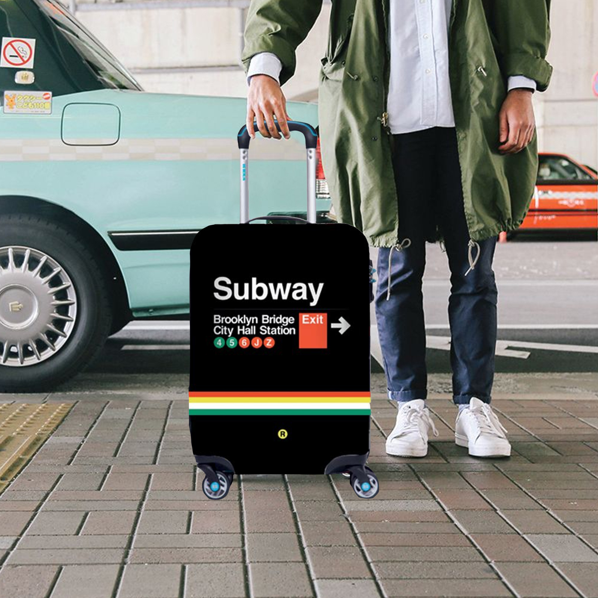 Premium Subway Hard Case Travel Luggage