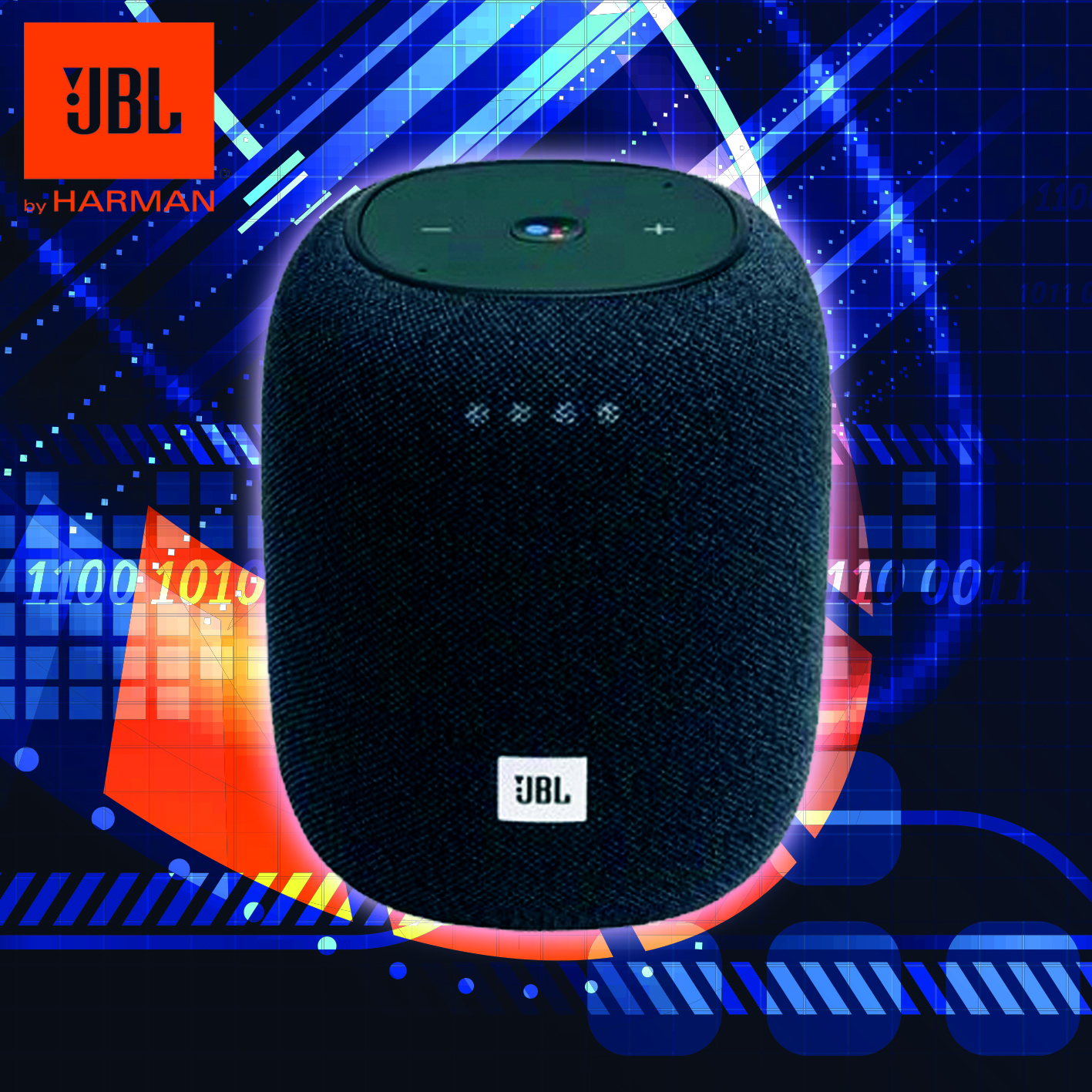 Grey Link Music Voice Activated Wi-Fi Speaker