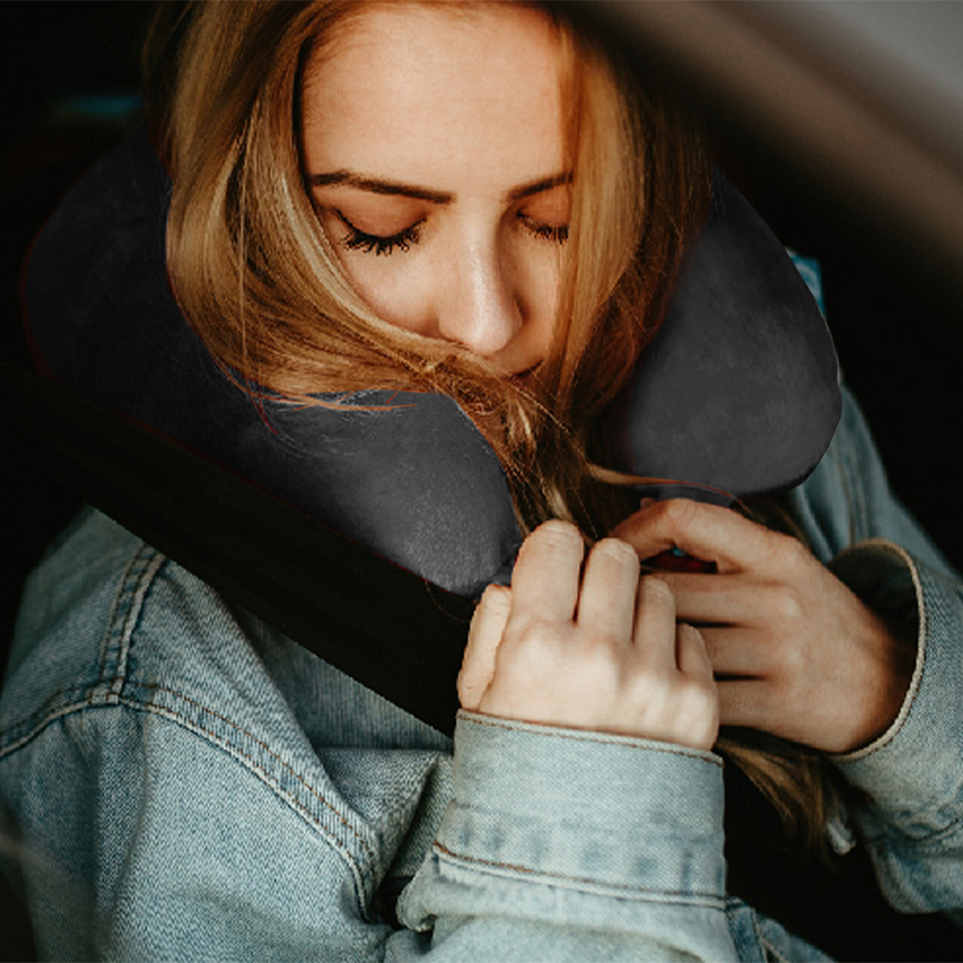 Ergo Gel Cooling Grey Neck Pillow