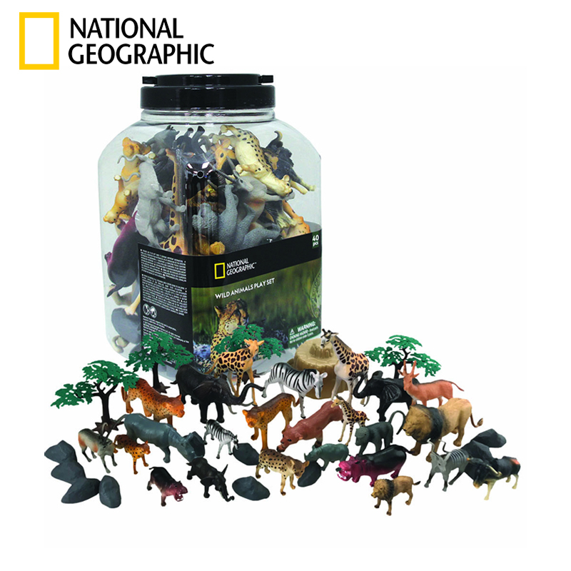 40-Piece Assorted Animal Playset