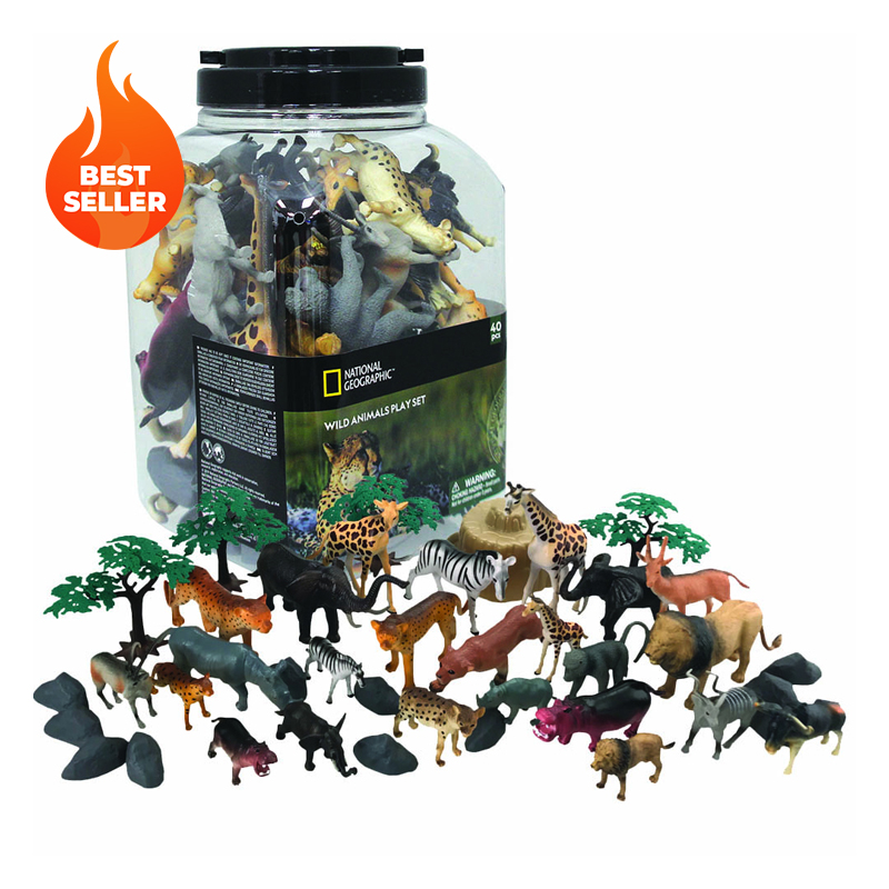 Animal Playset 24 Pieces & 16 Accessories