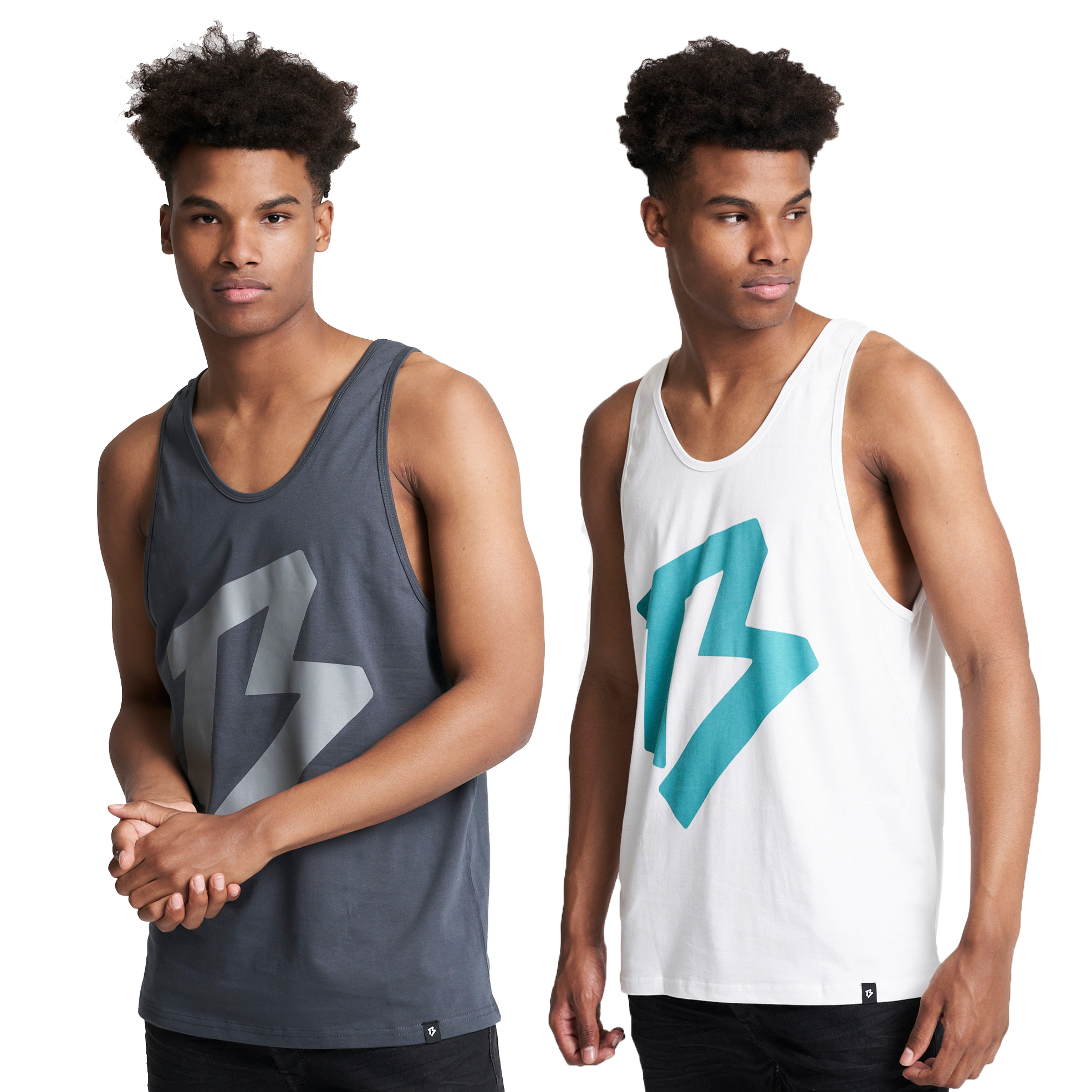 100% Cotton Slim Fit Graphic Tank Top