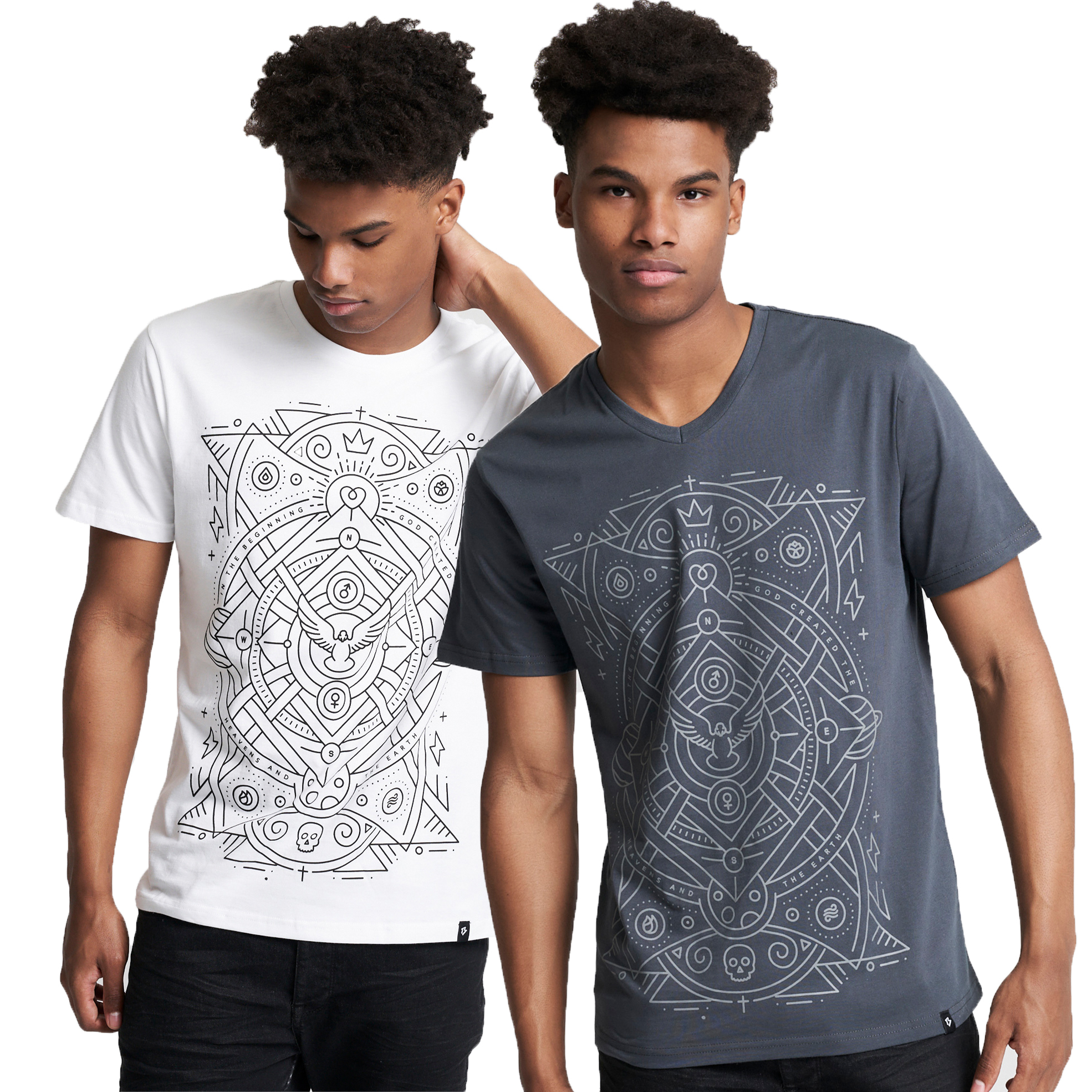 100% Cotton Printed Creation Graphic Tee