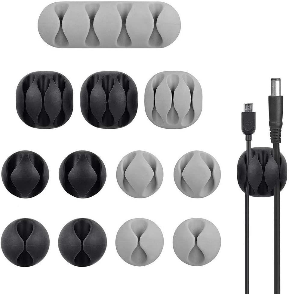 15-Piece Cable Clip Organizer
