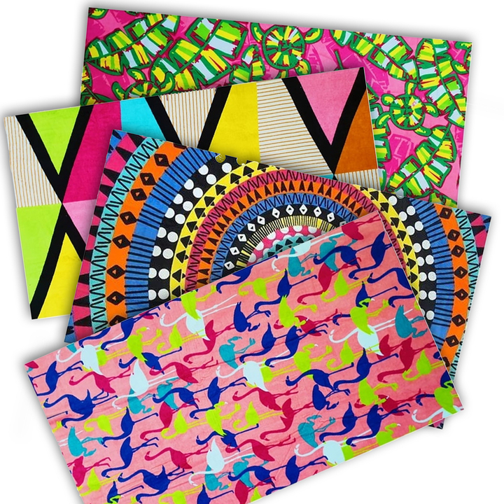 380gsm 100% Printed Cotton Beach Towels (90cm x 170cm)