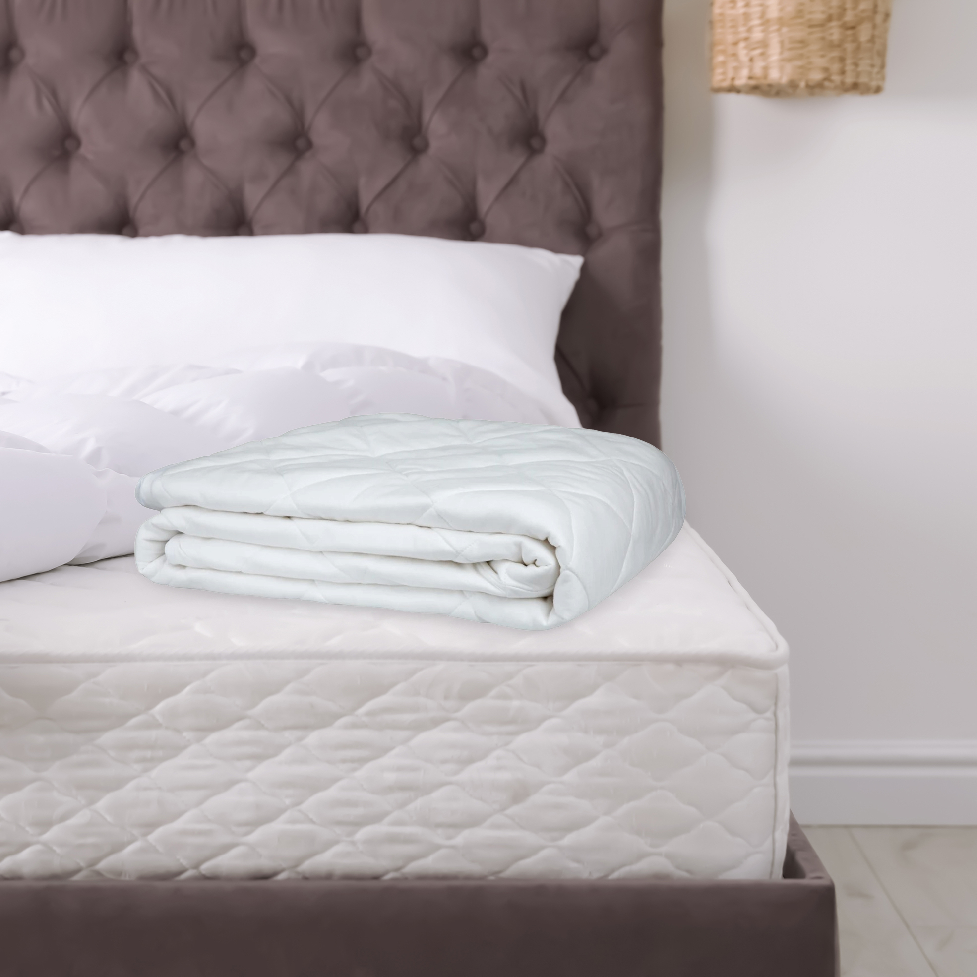 Luxury  Bamboo Plush Mattress Topper