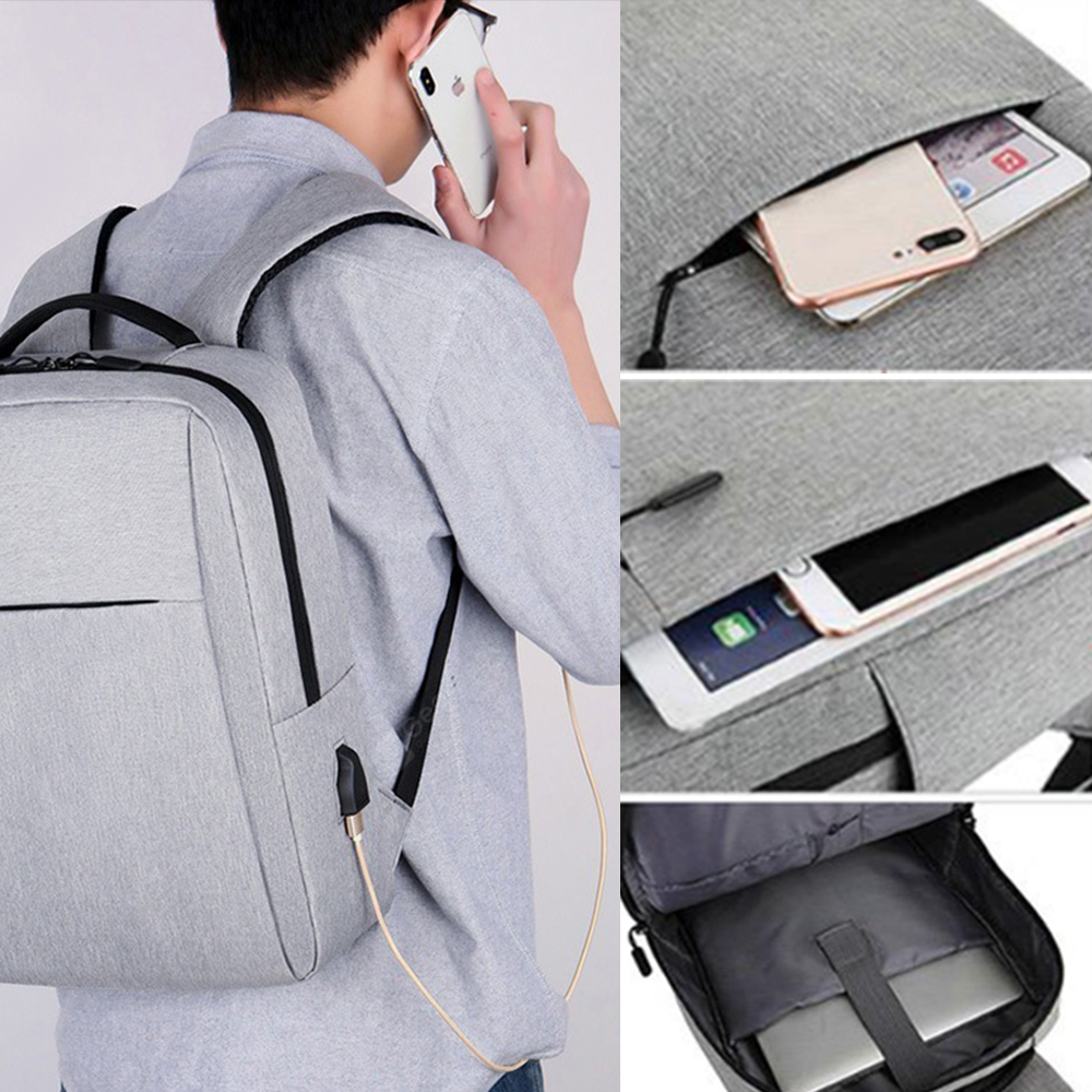 Waterproof 15.6" Backpack with USB Charging Port
