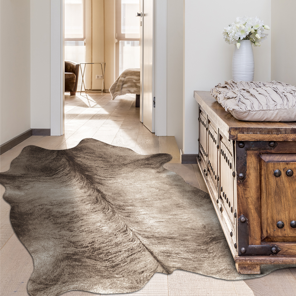 Faux Indicus Hide Rug (Vegan-Friendly)