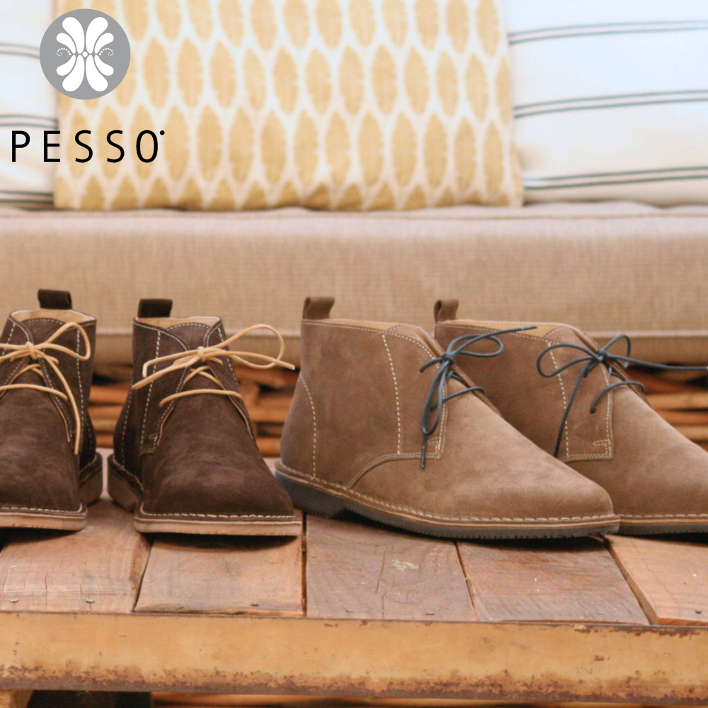 Men's Genuine Leather & Suede Vellie