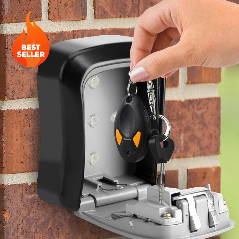 Key Storage Lock Box with 4 Digit Combination