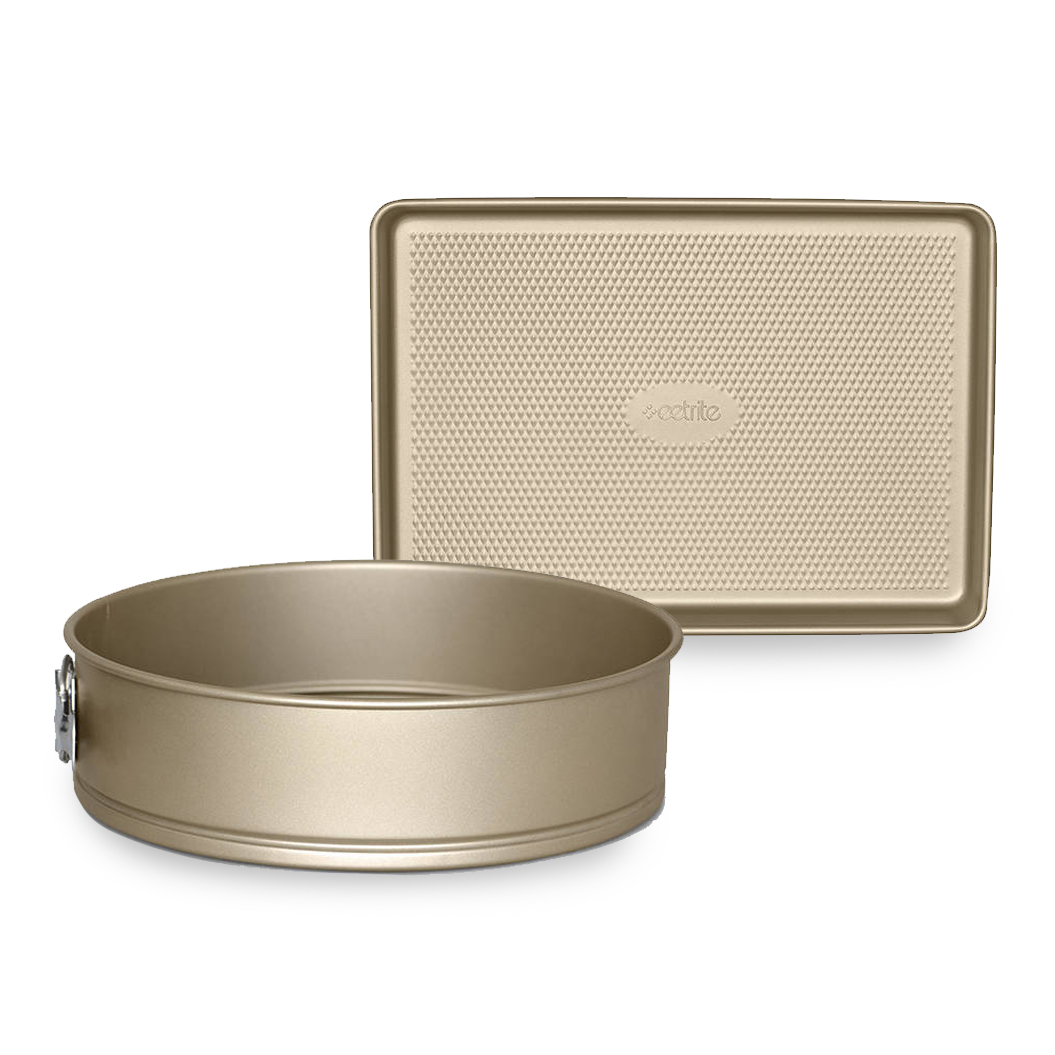 Cookie Sheet & Springform Cake Pan Set