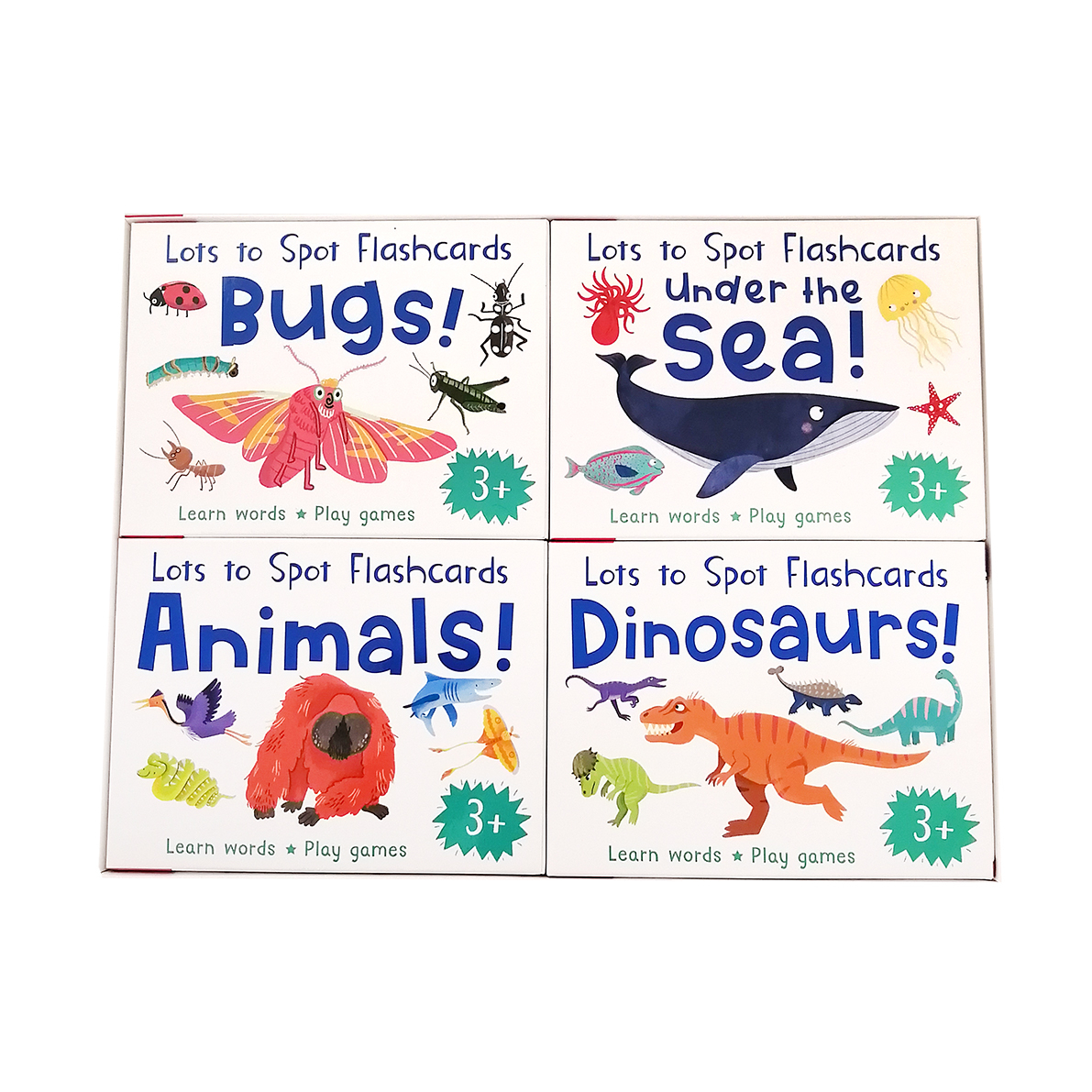 Lots to Spot Busy Animals Flashcards (4 Card Packs)