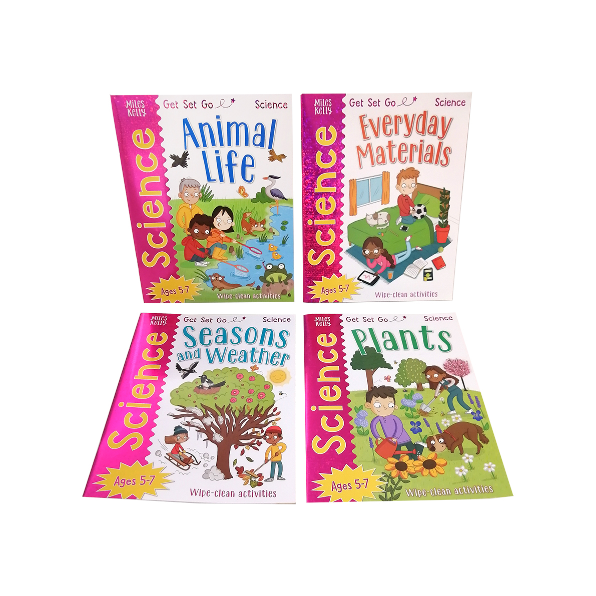Get Set Go Science Wipe-Clean Activity Collection (4 Books)