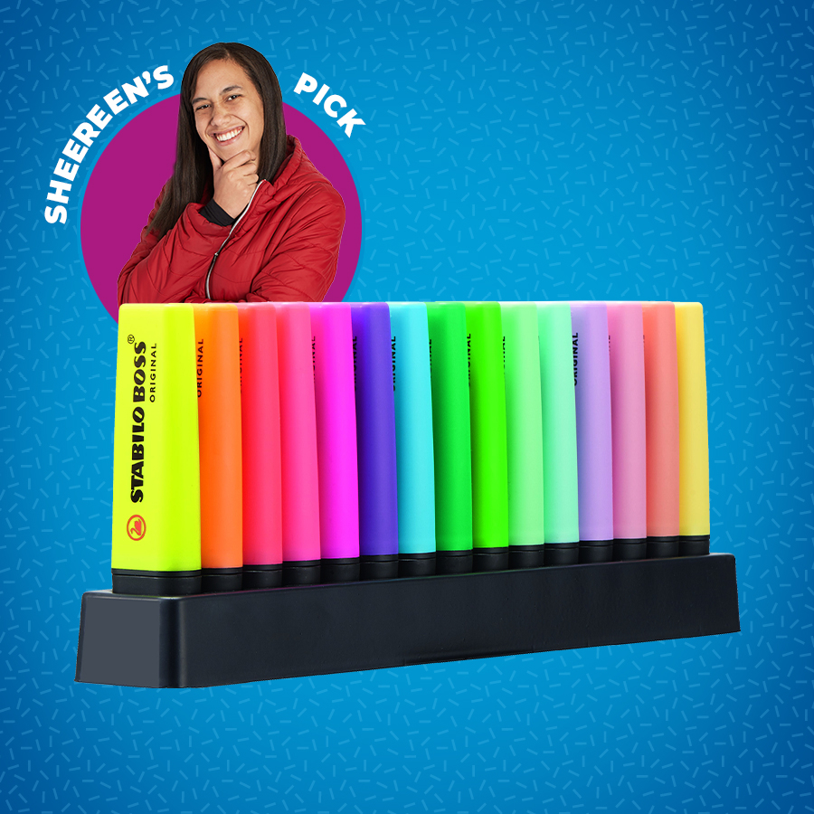15 Piece Highlighter Deskset