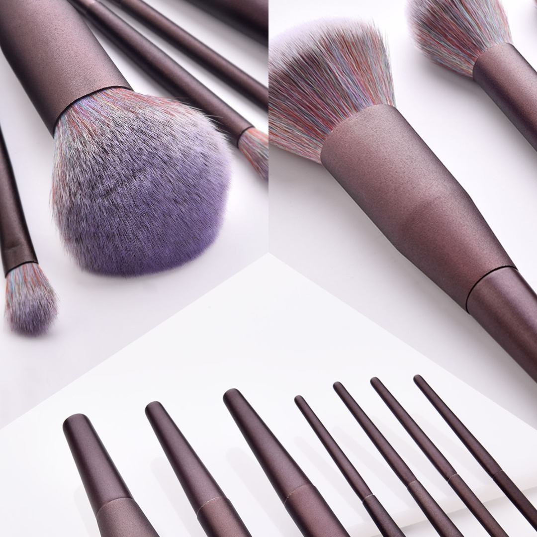 7-Piece Pixie Collection Professional Make Up Brush Set with Pouch