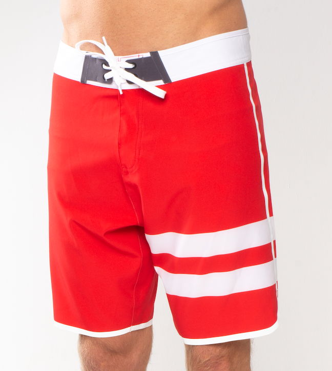 Men's Mid-Thigh Retro Board Shorts