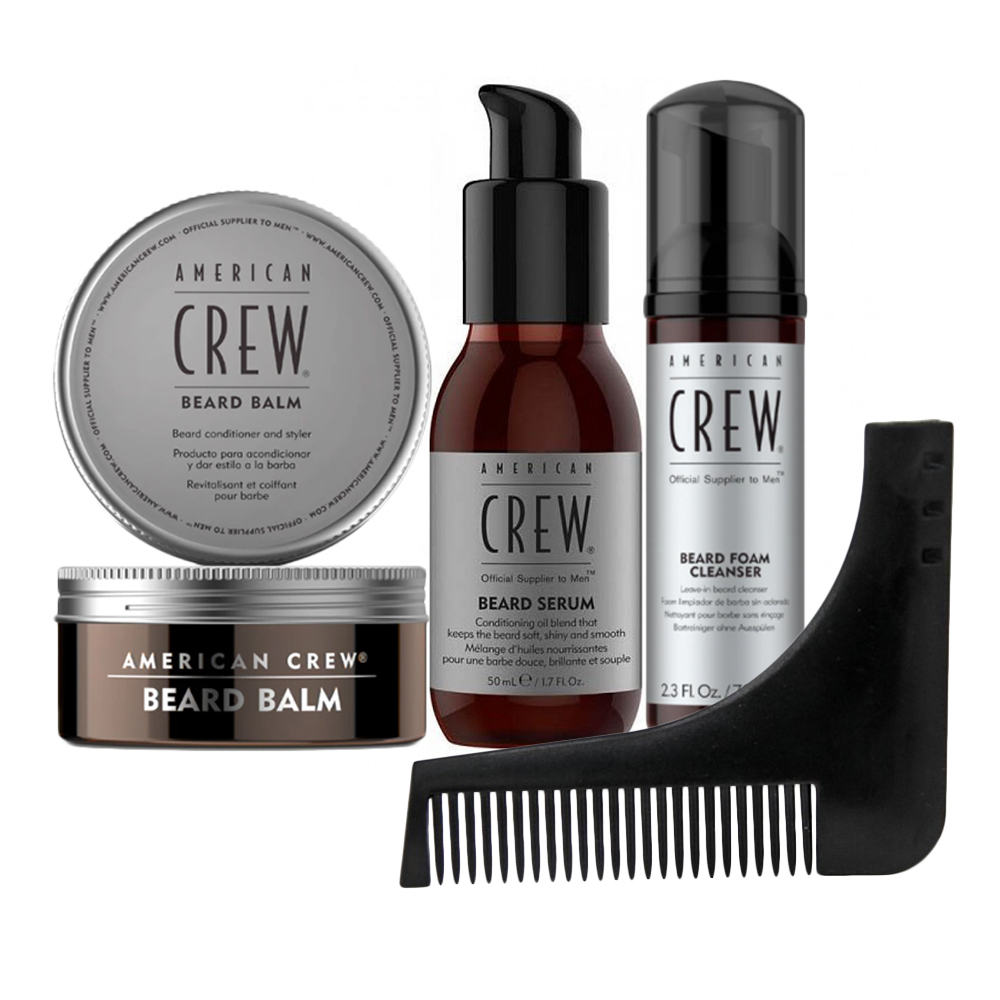 Beard Care Grooming Kit with Shaping Comb