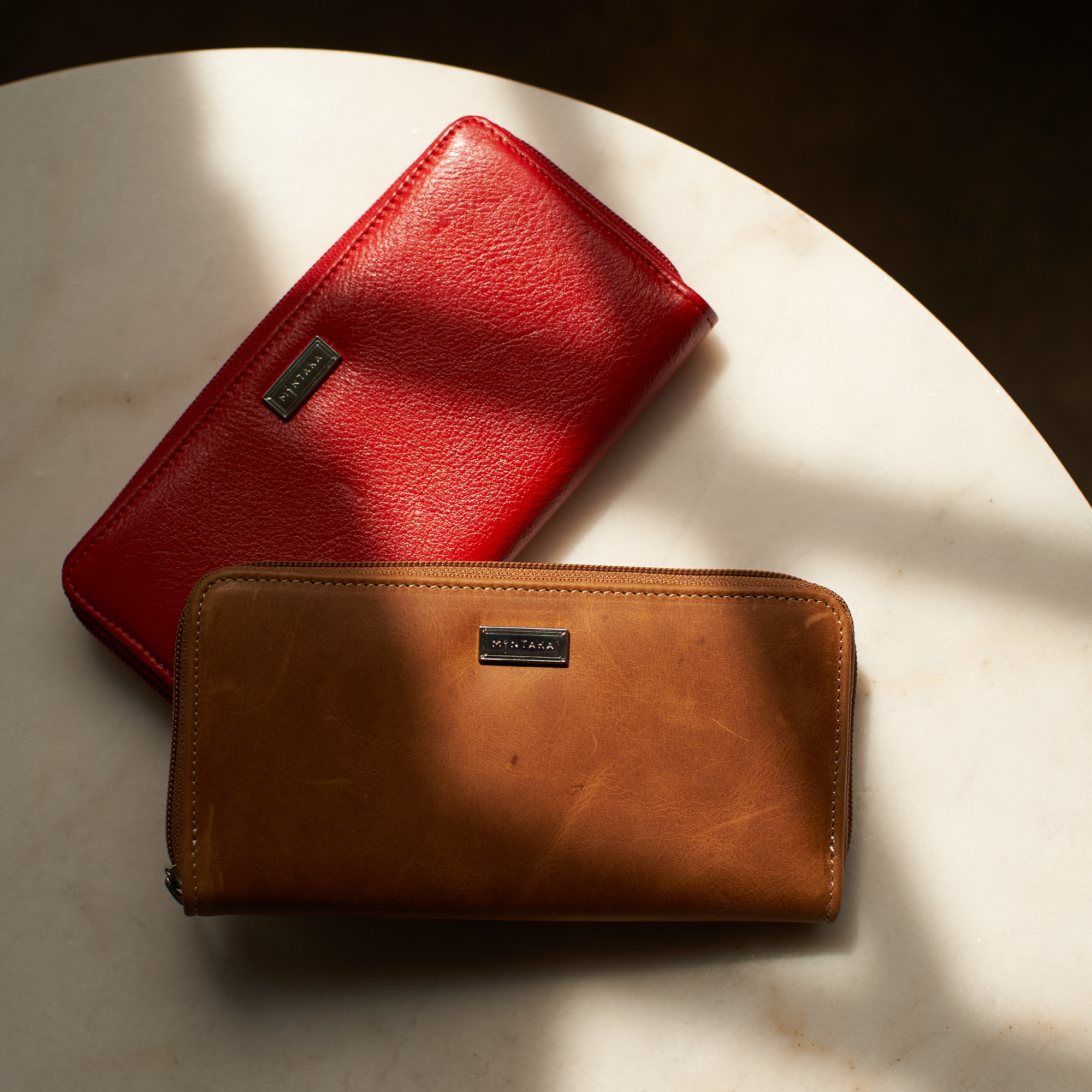 Tina Zip Around Leather Purse