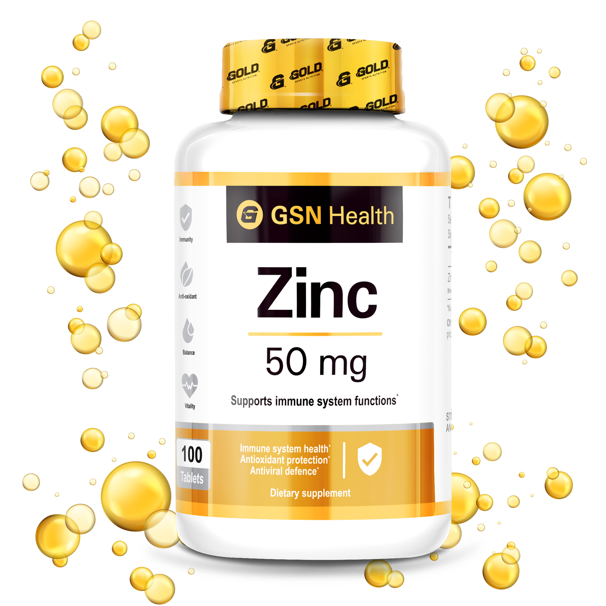 Zinc 50mg Tablets