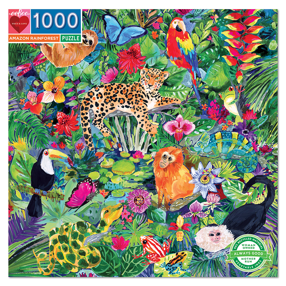 Amazon Rainforest 1000 Piece Puzzle