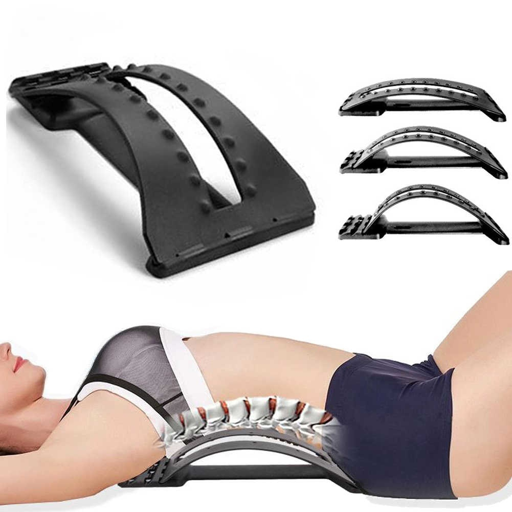 Therapeutic Adjustable Lower Back Support and Lumbar Stretcher