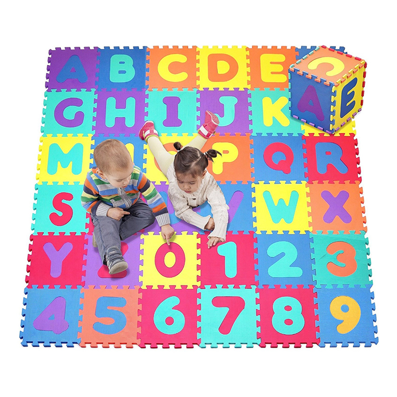 26 Piece Interlocking Alphabet Foam Tile Set