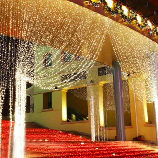 100 LED 3 x 6m Hanging Fairy Curtain String Lights