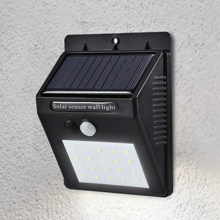 Pack of 4 PIR Motion Detecting LED Waterproof Solar Lights