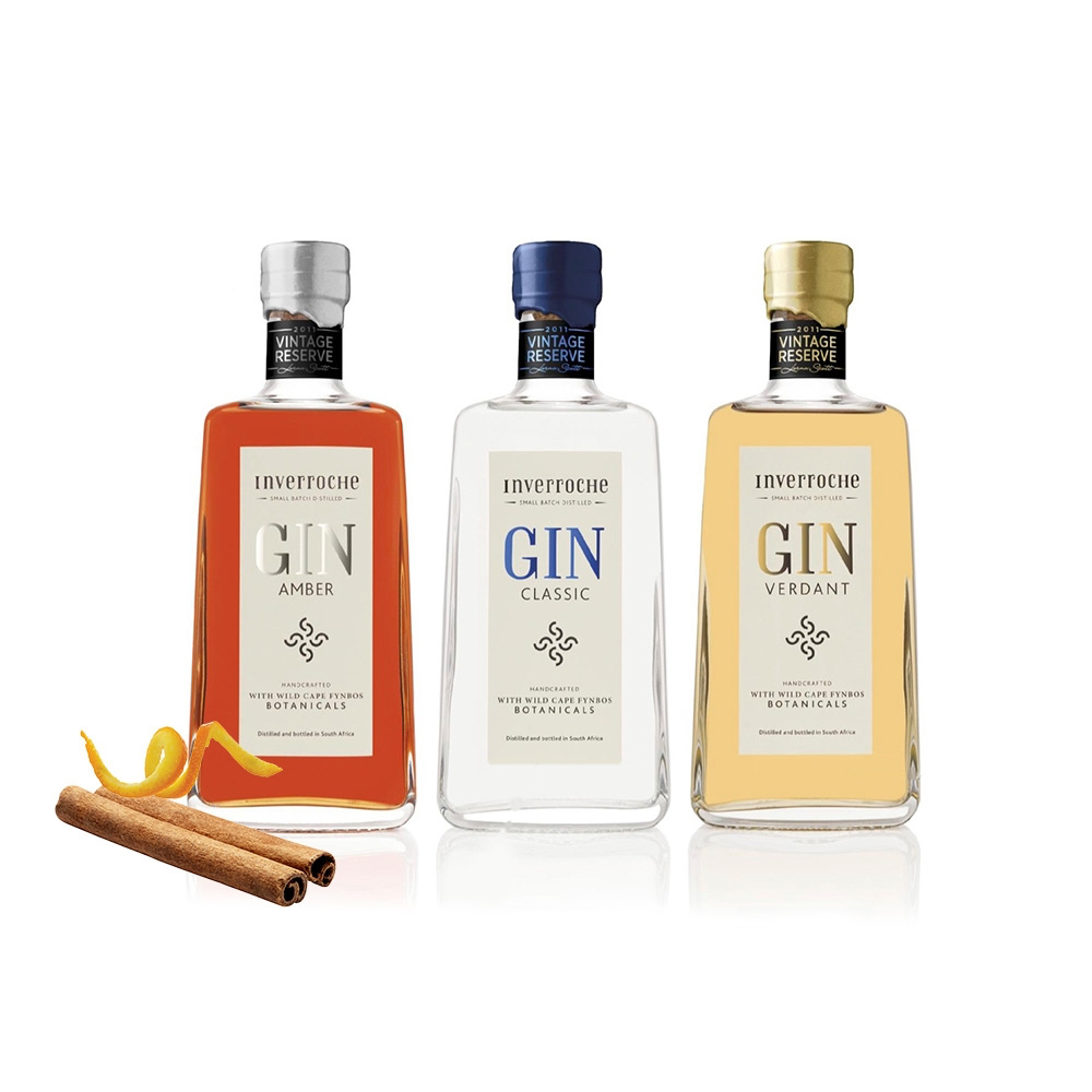 Vintage Reserve Pack of 3 750ml Gins (1x Amber, 1 x Classic and 1 x Verdant Gin)