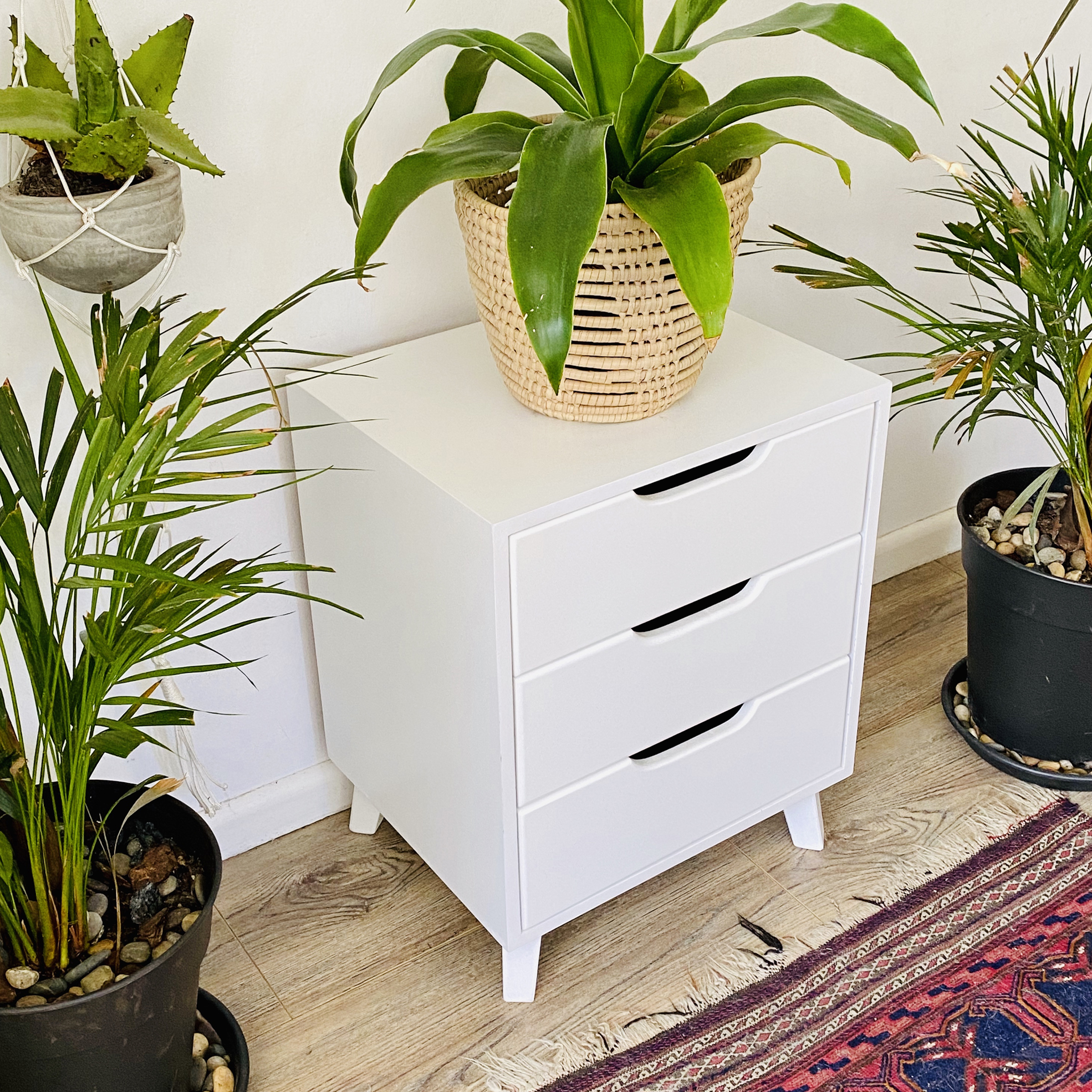 Secaleni Three Drawer Side Table