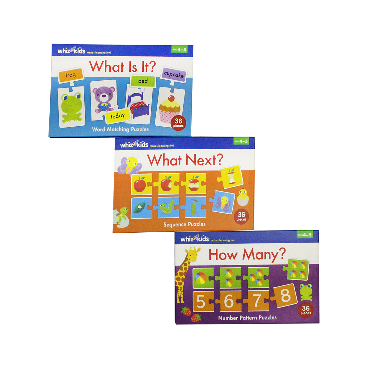 Set of 2 Educational Puzzles