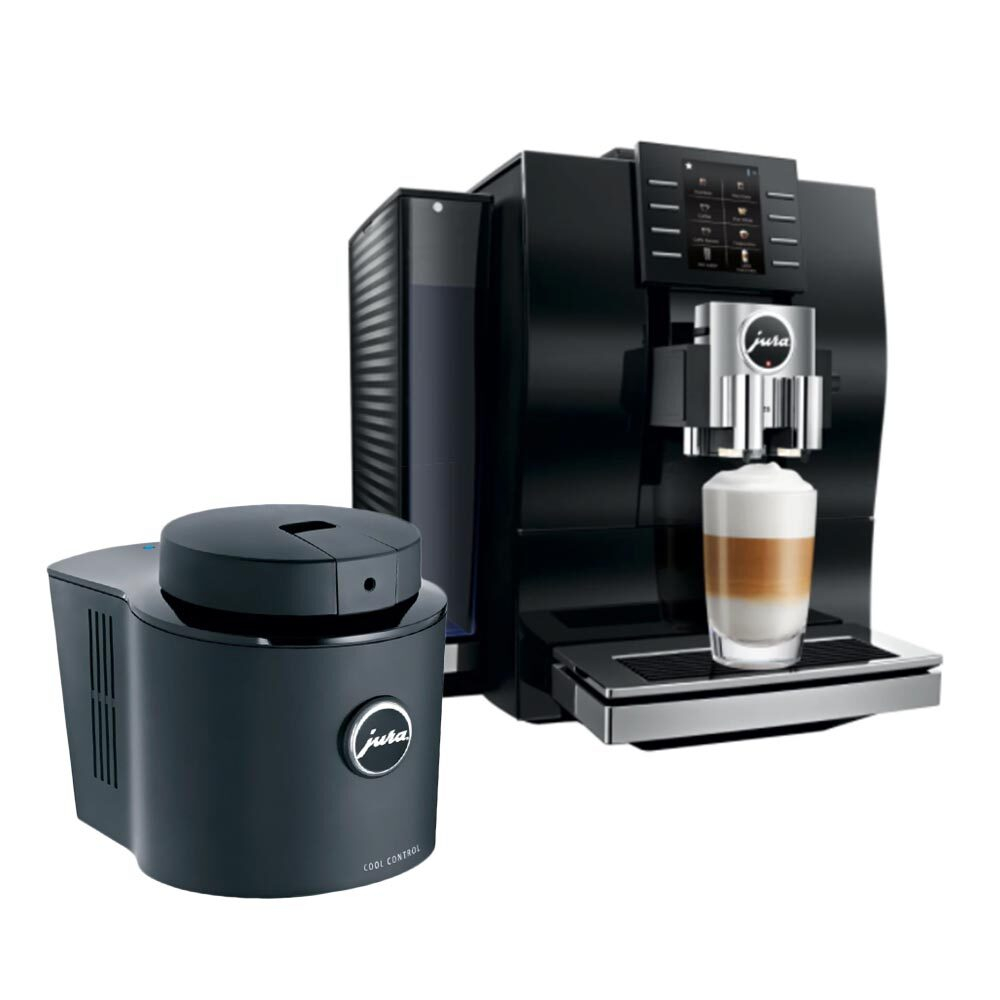 Z6 One Touch 1450W Bean to Cup Espresso Machine and 0.6L Cool Control Milk Cooler