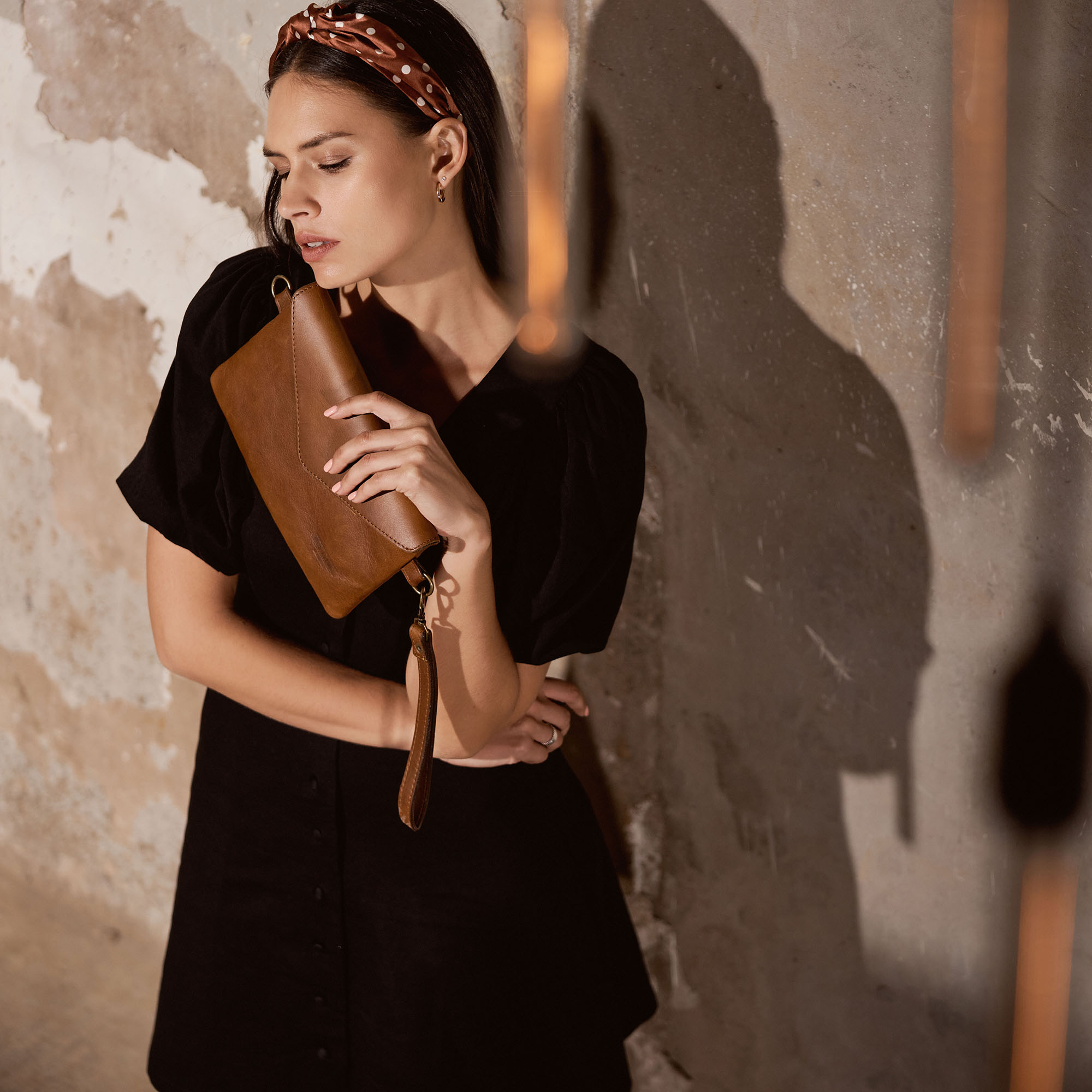 Genuine Leather Marley Clutch Bag