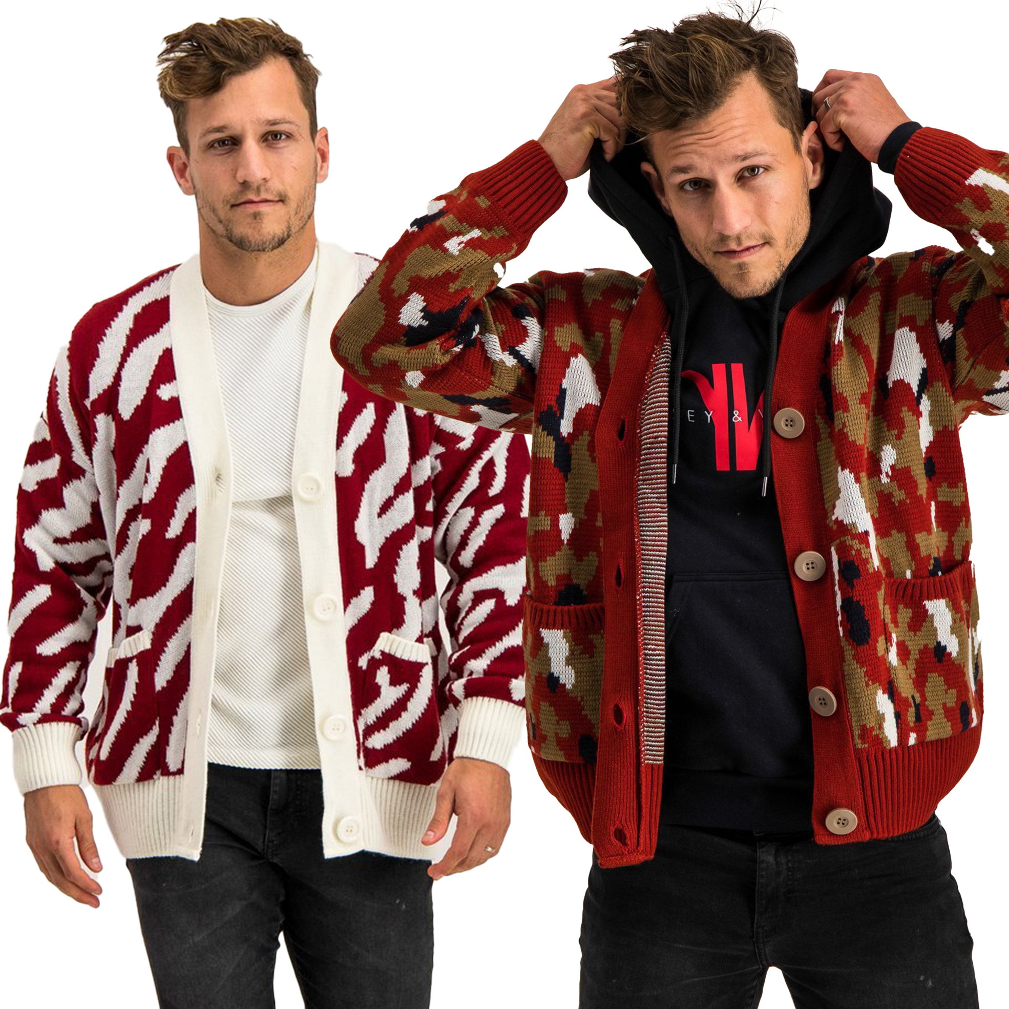 Men's Thick Knit Cardigan