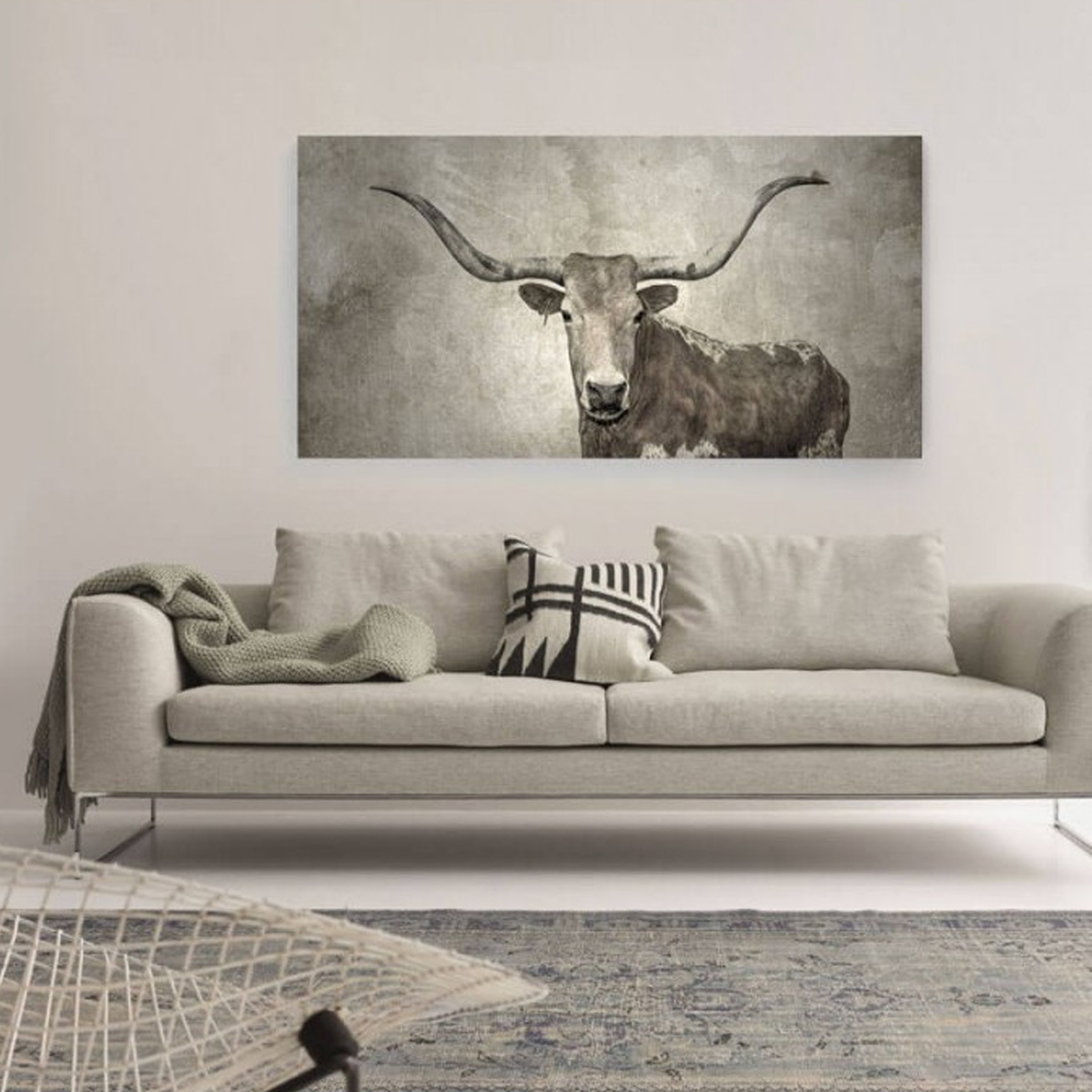 Printed Canvas Animal Art Pieces
