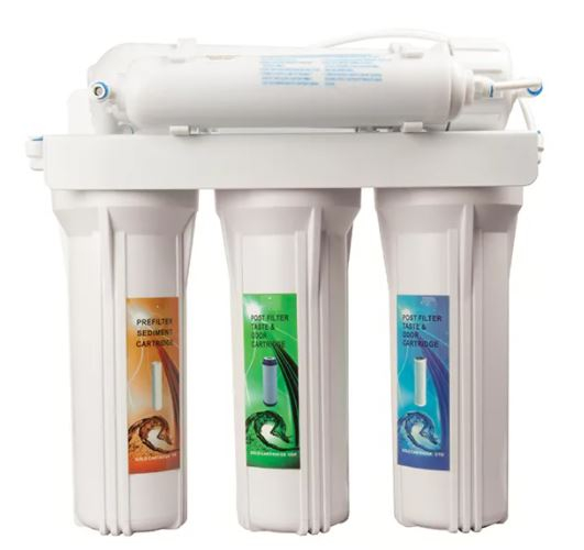 5 Stage Water Purification System with Two Filter Sets