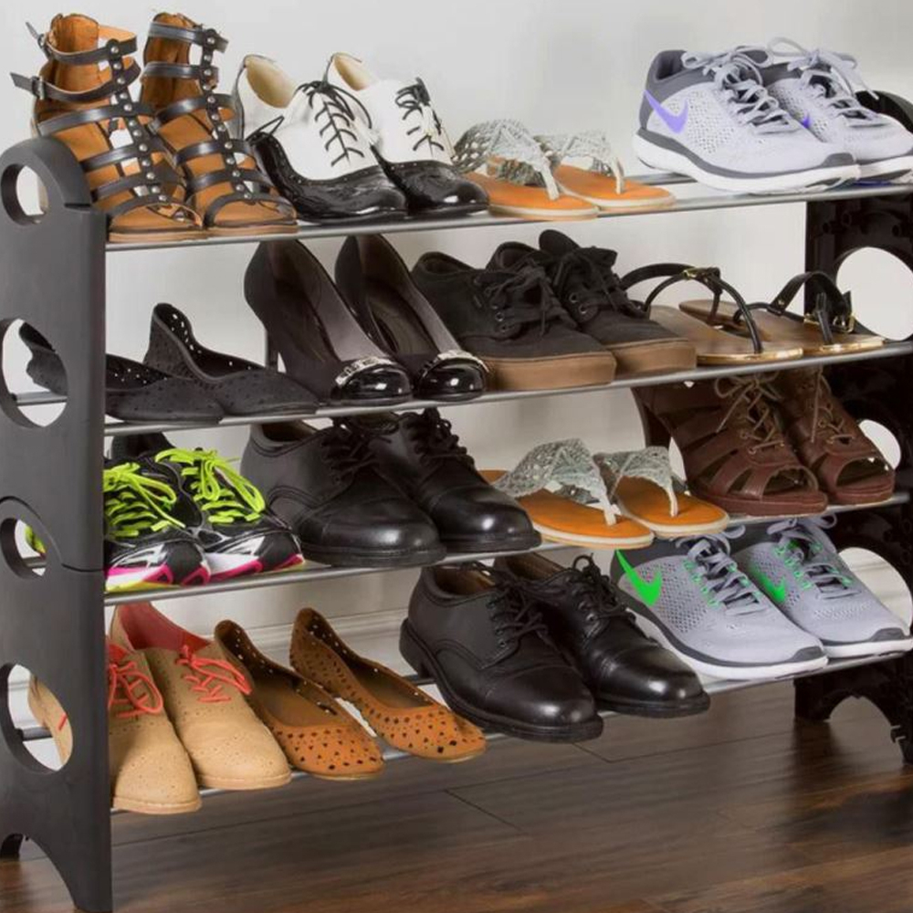 4-Tier Shoe Rack Storage Organiser