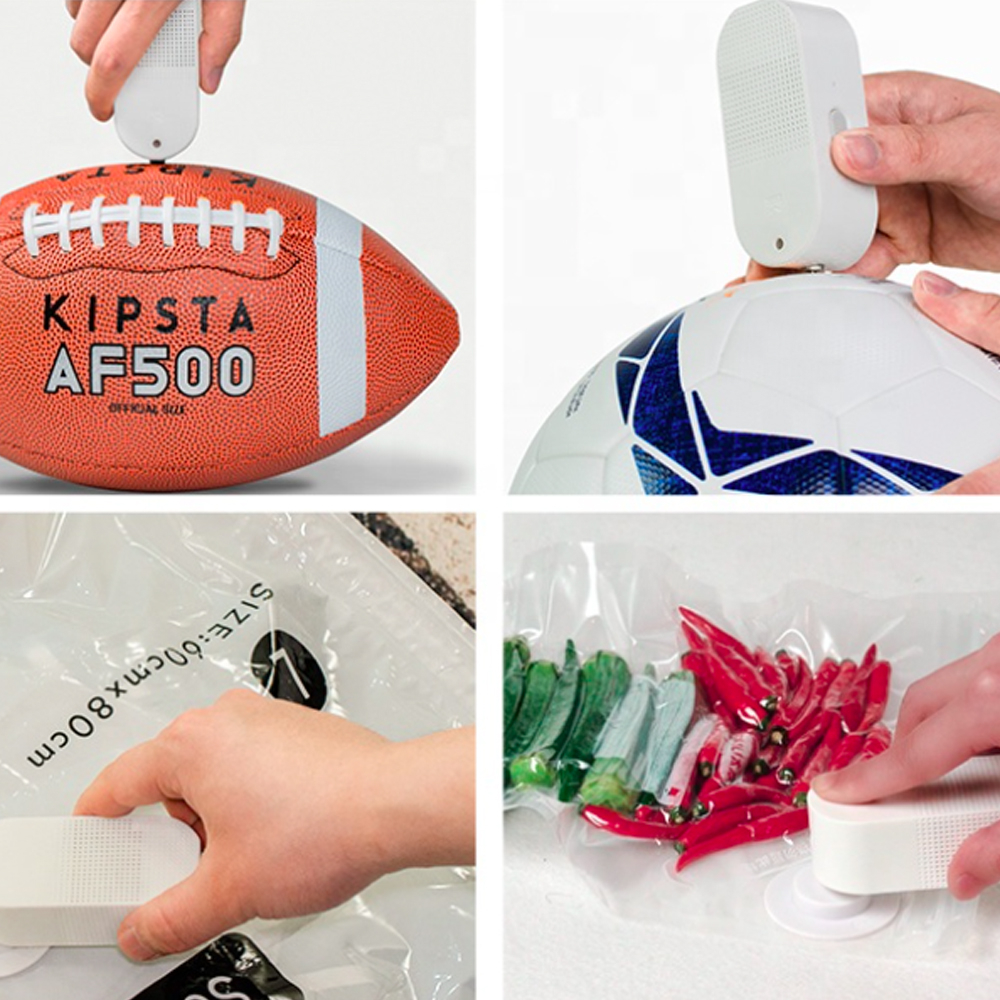 Rechargeable Vacuum and Pump with Reusable Bags